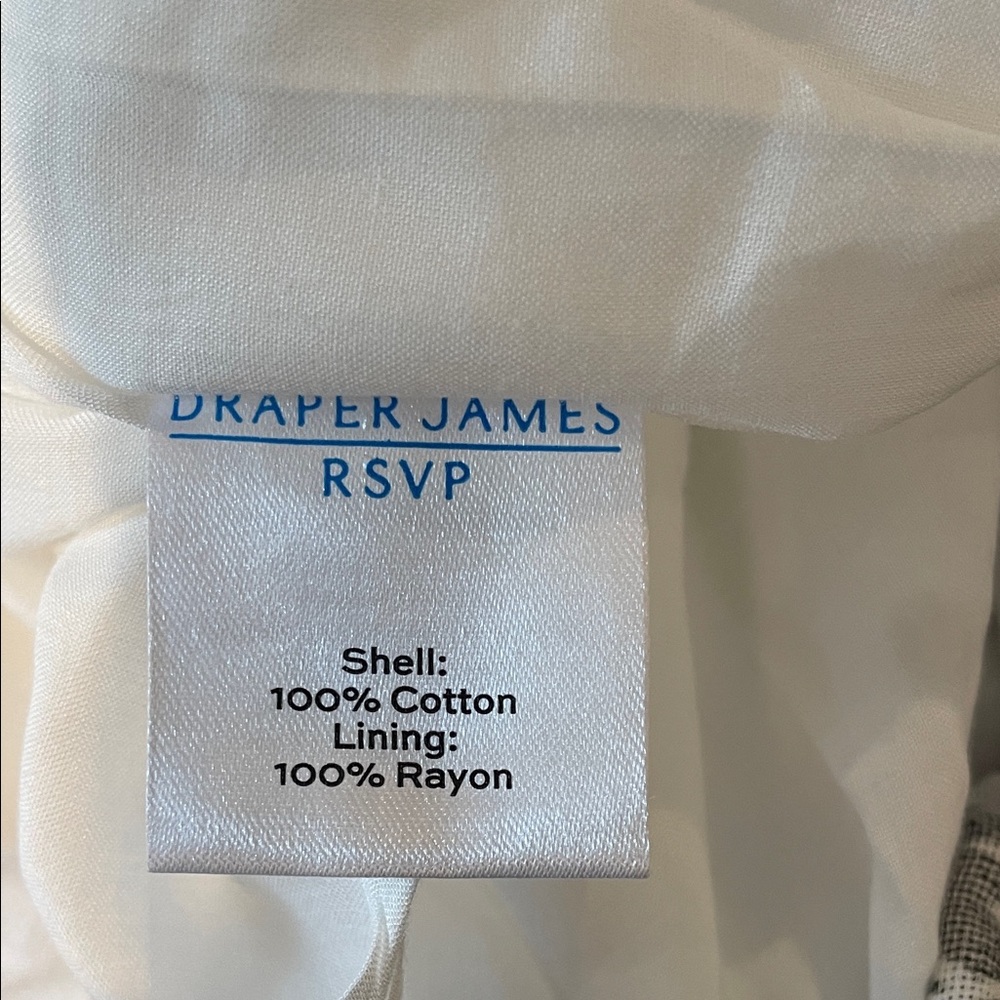 Draper James Black and Cream Floral Midi Dress - Picture 7 of 8